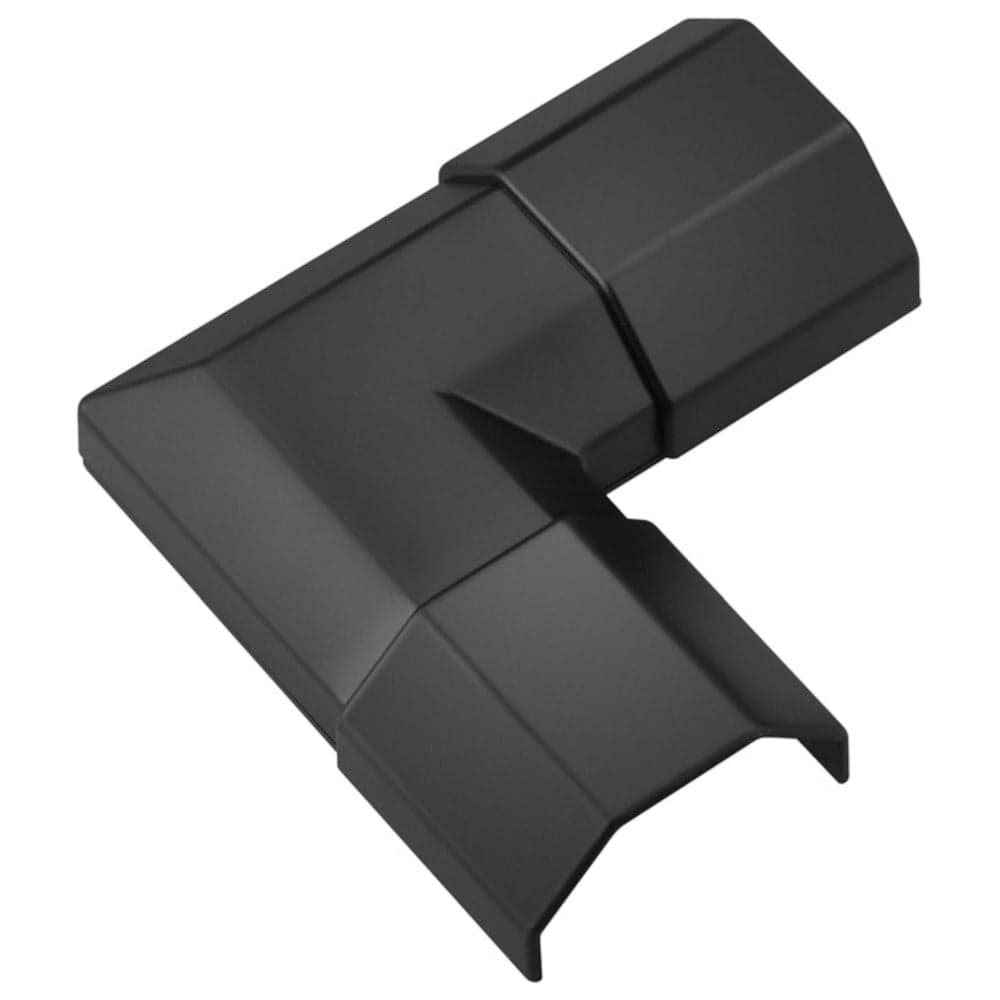 Connettore Angolare per Canalina di Cablaggio 33mm Nero - Goobay ISWT-CAN-A33-CB