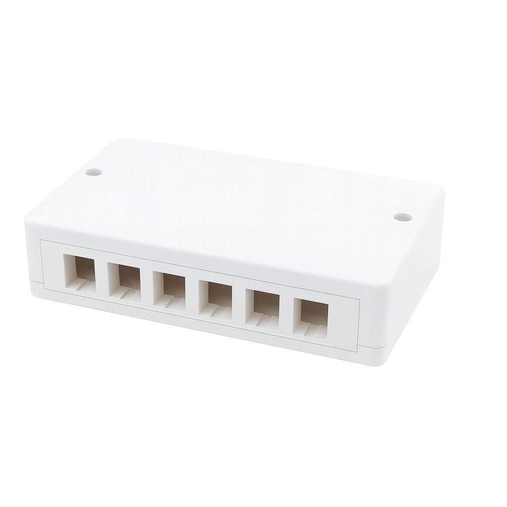 Box di Distribuzione 6/12 Porte Keystone - Techly Professional IWP-BOX SC-6T