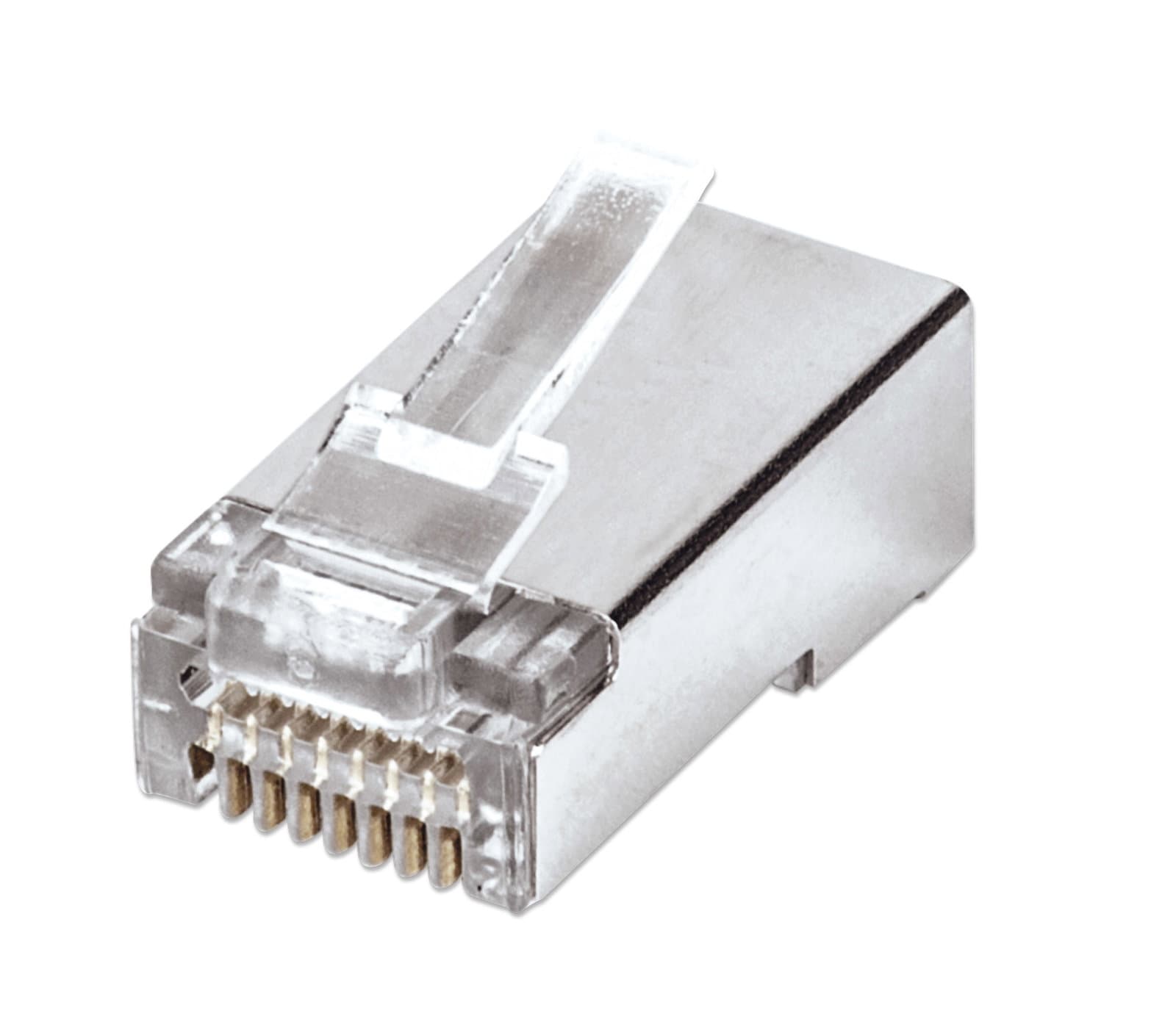 Confezione 100 Plug Modulari RJ45 Passanti Cat5e FastCrimp - Intellinet IWP-CAT5ESJ