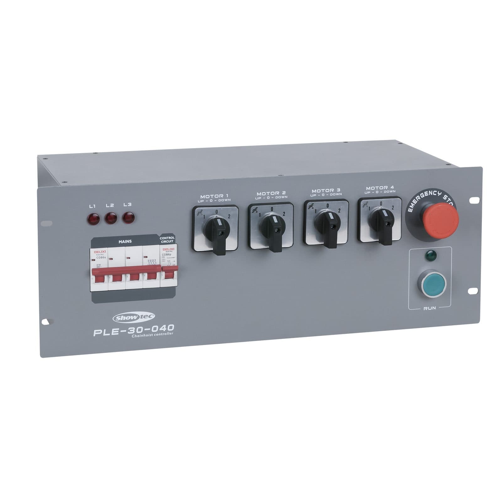 Direct Control Chain Hoist Controller 4-Channel - Showgear 70282