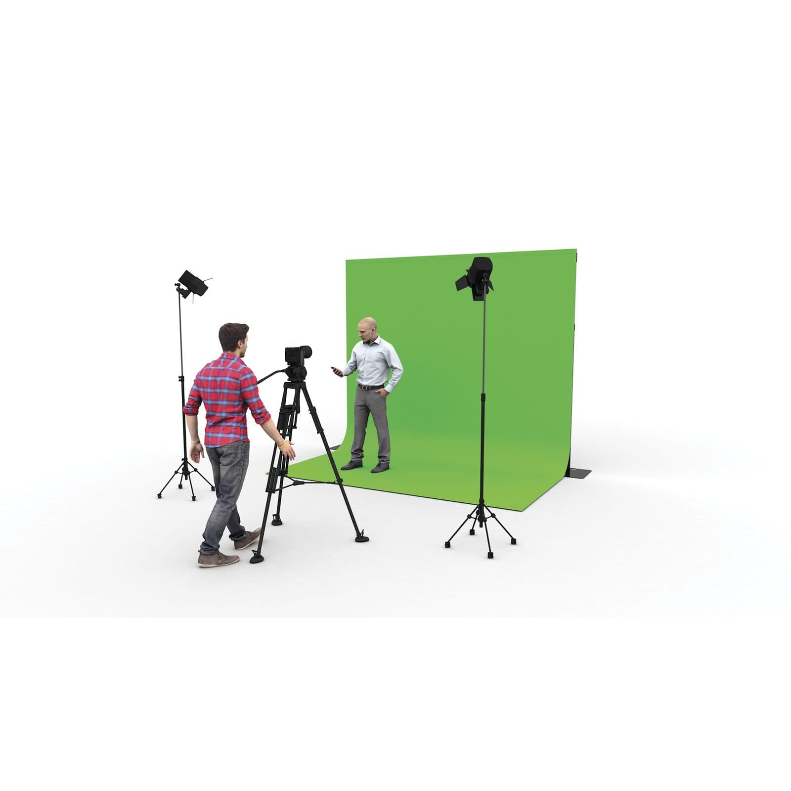 P&D Chromakey Curtain Molton 300 g/m² - Wentex 89483