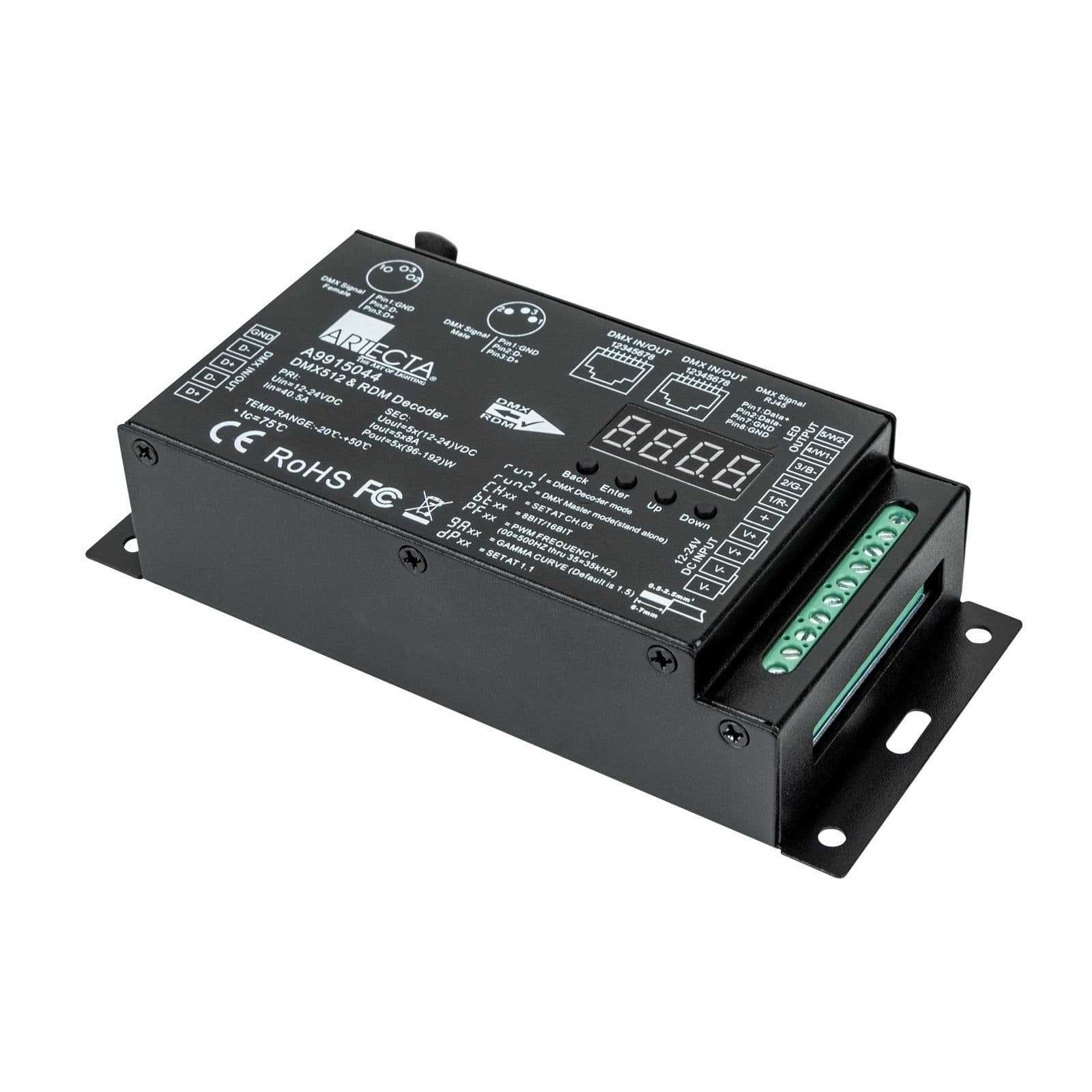Controller DMX LED 5 canali - Artecta A9915044