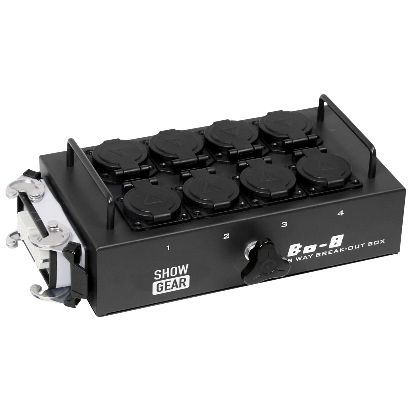 BO-8-S1 - 8 Schuko's + 1x 16-pin - Showgear 50281