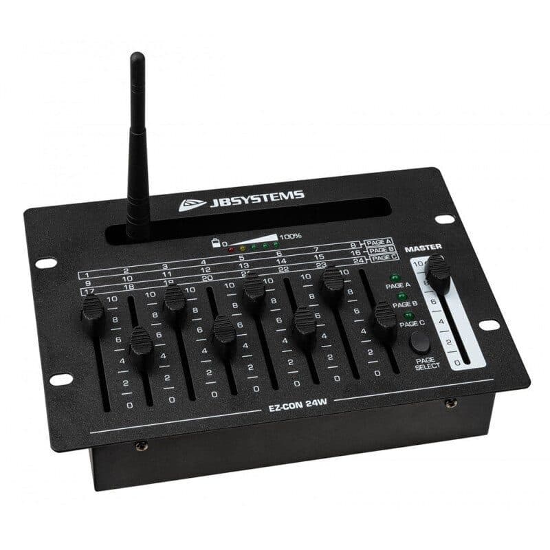 Controller DMX wireless 24 canali batteria EZ-CON24 W - JB SYSTEMS BEG-B05023