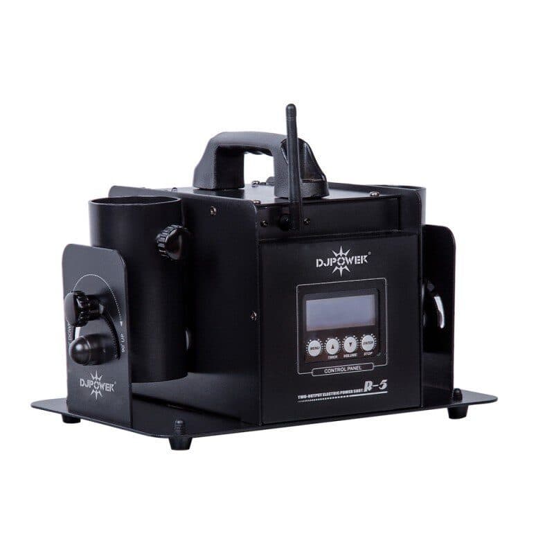 Mini cannone elettrico coriandoli 2 uscite DMX wireless - DJPOWER DJP-R-5