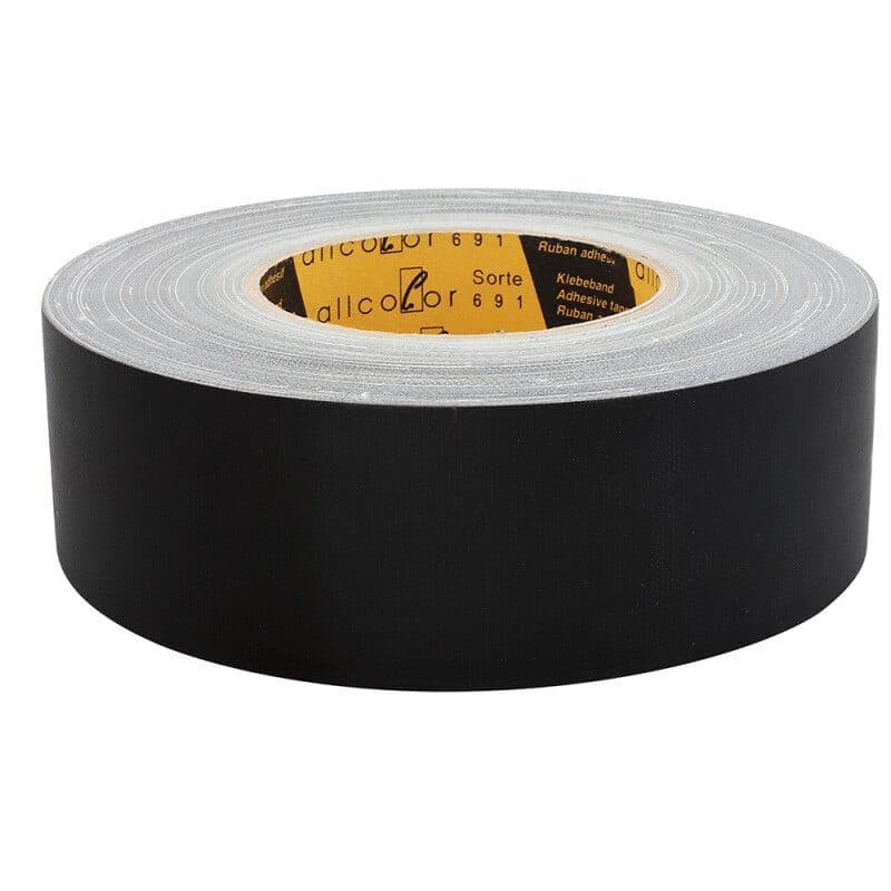 Nastro gaffer opaco 50 mm nero - ALLCOLOR GAF-691HQB