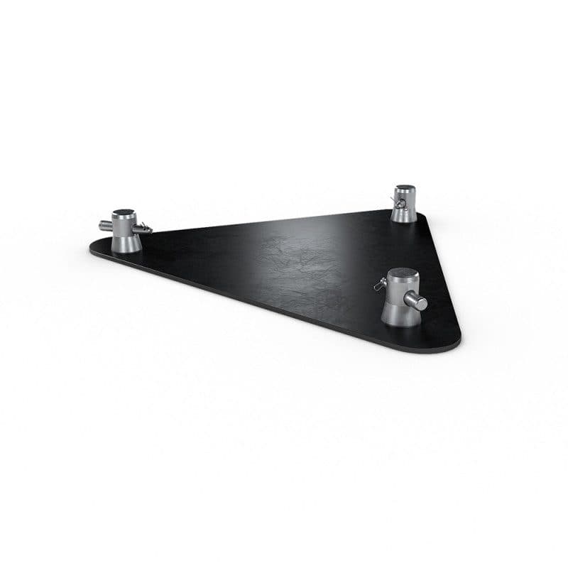 Base triangolare PT29 leggera con kit connessione nera - CONTESTAGE HIT-H11302