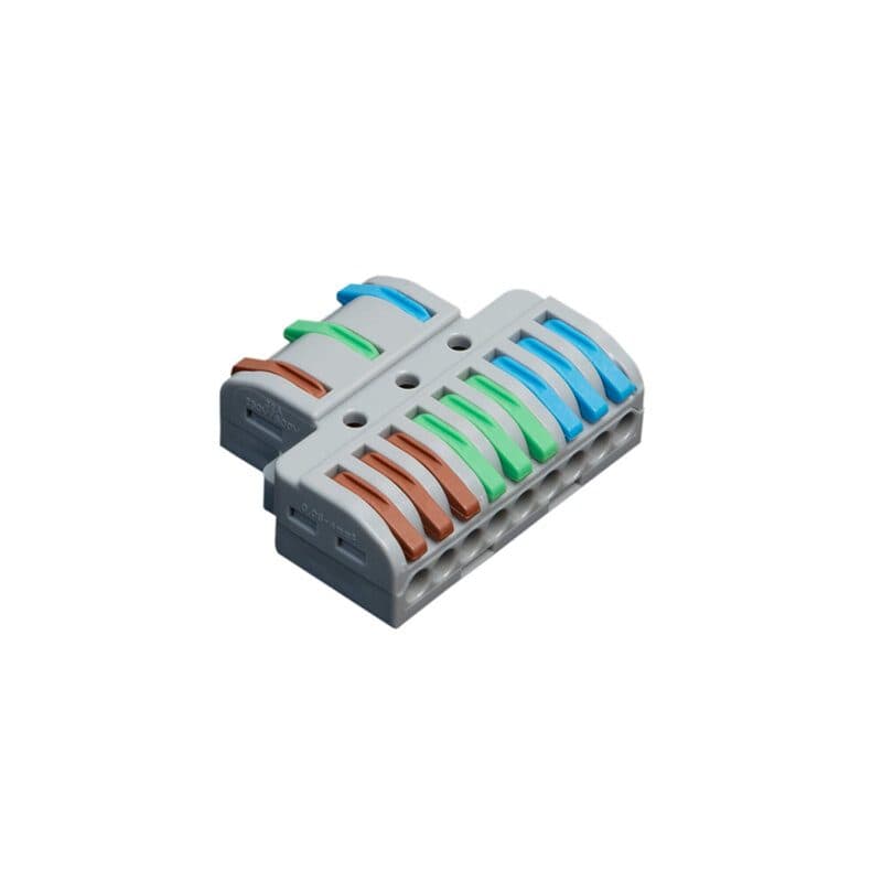 Connettore rapido alimentazione 1x3 ingressi 3x3 uscite, 10 pz - Contest FastCon-1333POW