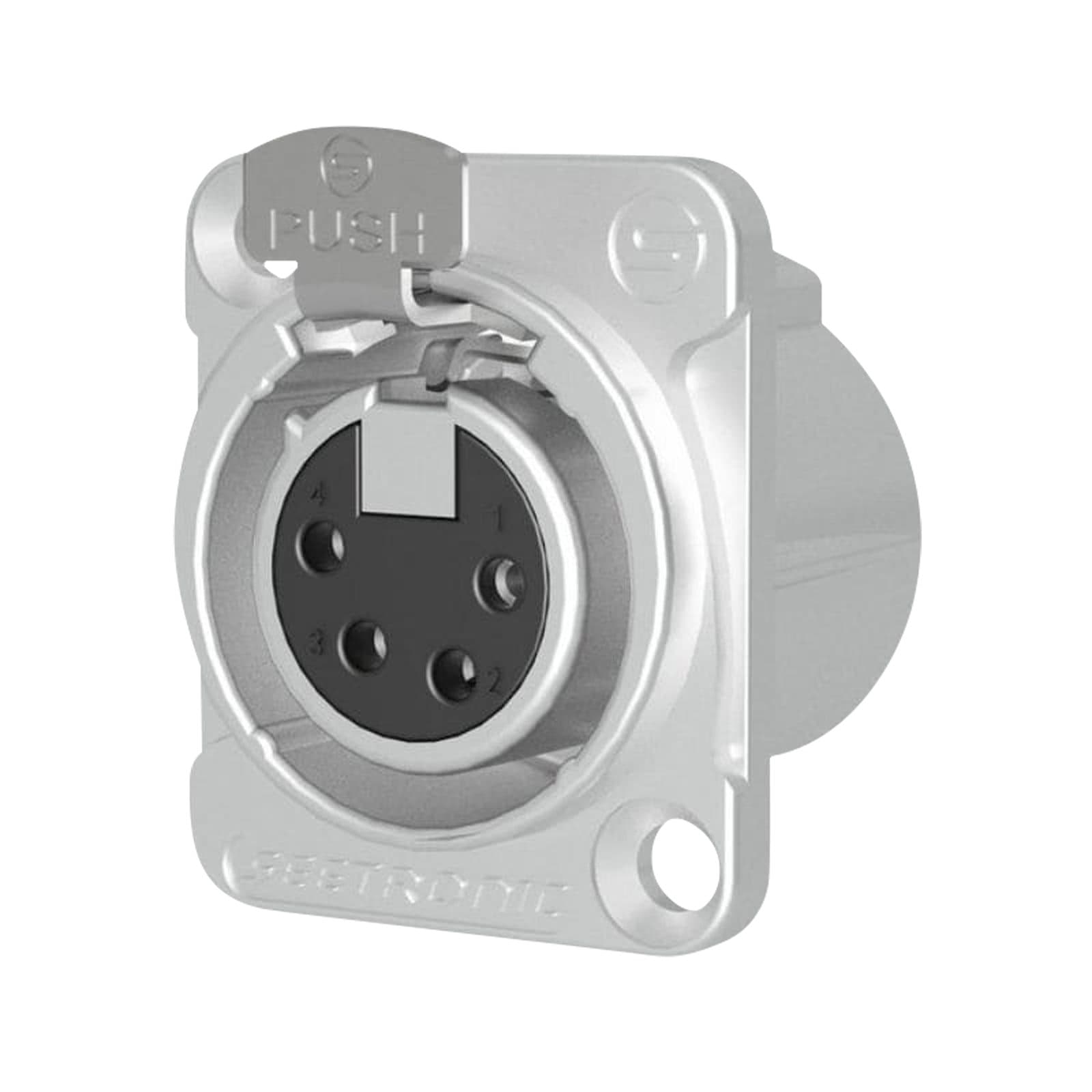 XLR 4P Chassis - female - Seetronic MK4F2C