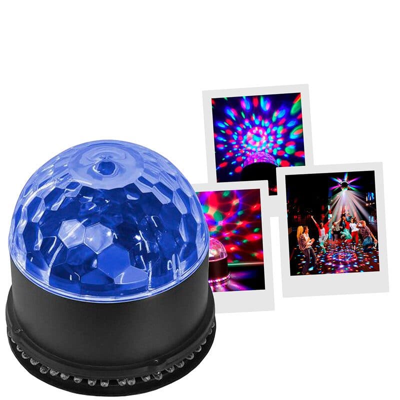 Semi-sfera LED sole disco 48 LED auto audio IP20 6 W - BOOMTONE DJ MSC-BOOSUNBALL