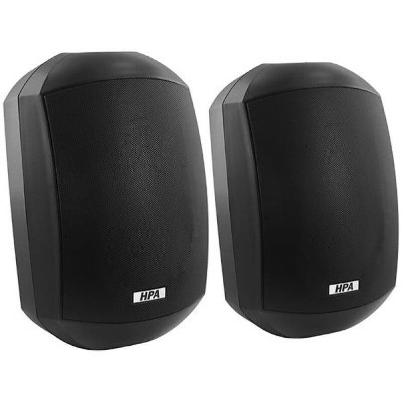 Coppia diffusori passivi 2 vie 100V IP66 nero 60W - HPA MSC-HPAWS650BK