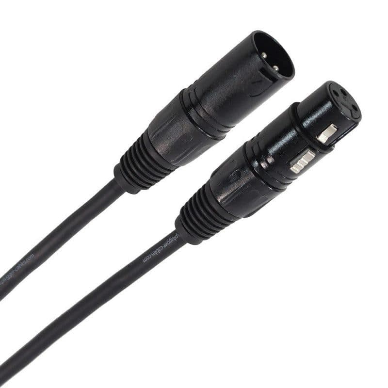 Cavo DMX XLR femmina/maschio 15 m connettori metallo - PLUGGER MSC-PLUCABDXF3XM315M0EAS