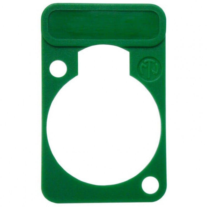 Piastrina identificazione arancione connettori pannello D/DL/DLX - NEUTRIK NEU-DSS-ORANGE