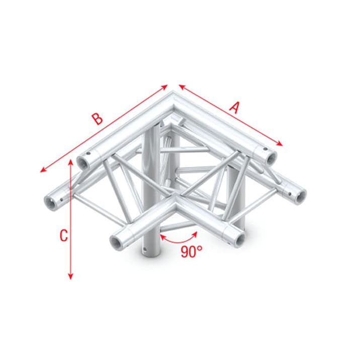 Triangle P Truss - Corner down right - apex up P - Milos PT30010