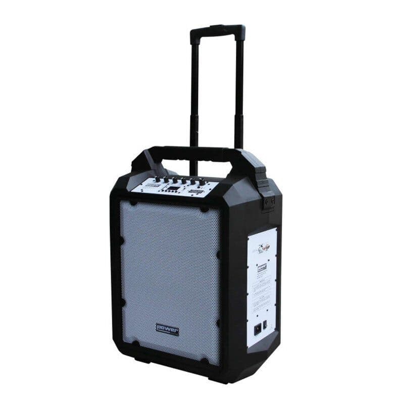 Sistema PA portatile 200W a batteria con rotelle - POWER ACOUSTICS FUNMOVE 200