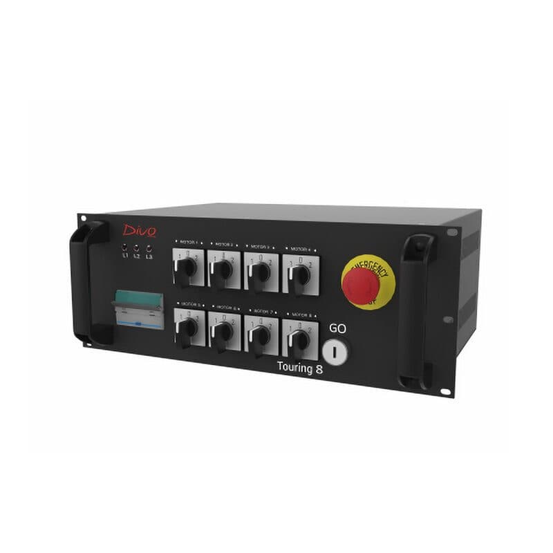 Controller motore paranco 8 canali 400V 50Hz Touring - TRABES UNI-SMC08